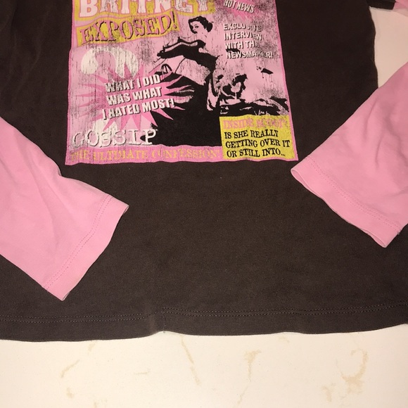 graffic long sleeve magazine covered shirt - Picture 3 of 3